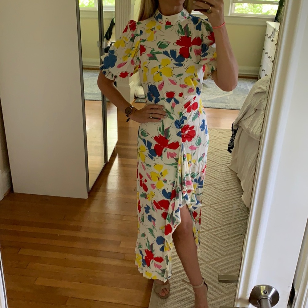 NWOT Rixo for Target floral High Neck Dress Size 0